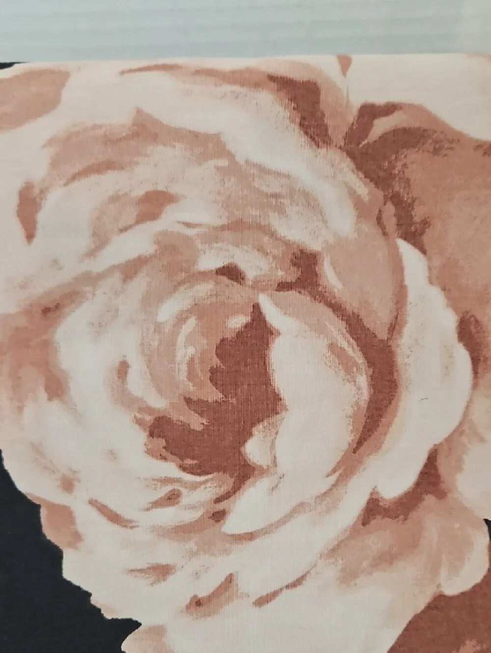 Pottery Barn Teen Emily Meritt Black Mauve Bed of Roses Cotton Twin Duvet Cover